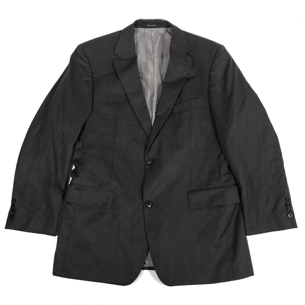 Boss Hugo Boss Pasolini Movie Virgin Wool Blazer Suit Jacket Old Money 42 Gray